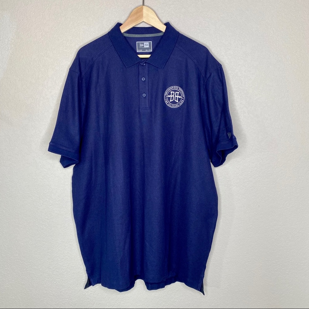 Breckenridge Brewery New Era Blue Men’s Polo 2XL